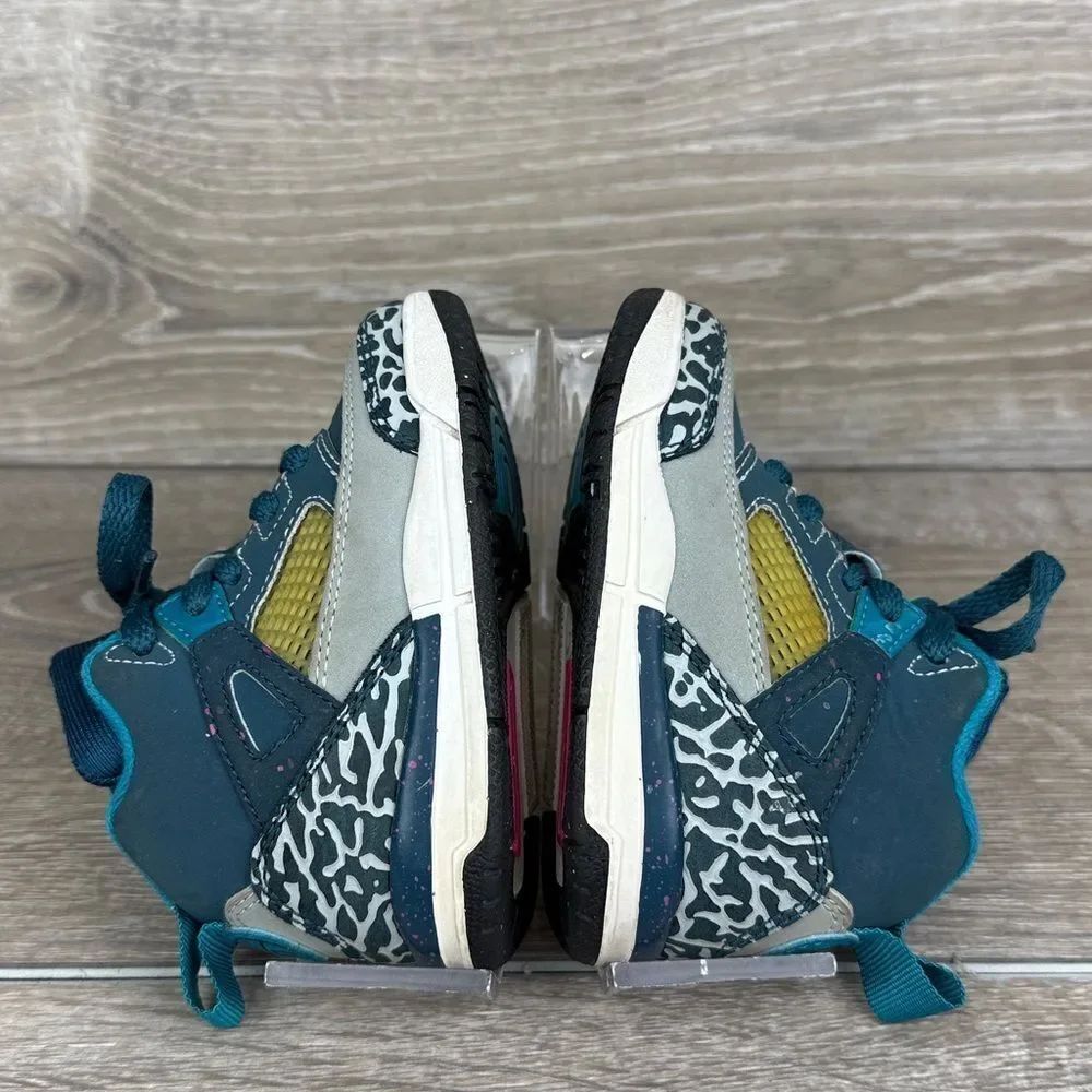 Nike Air Jordan Spizike BT Toddler Boy Sz 5 Space Blue White Mid Lace Sneakers - Picture 10 of 10